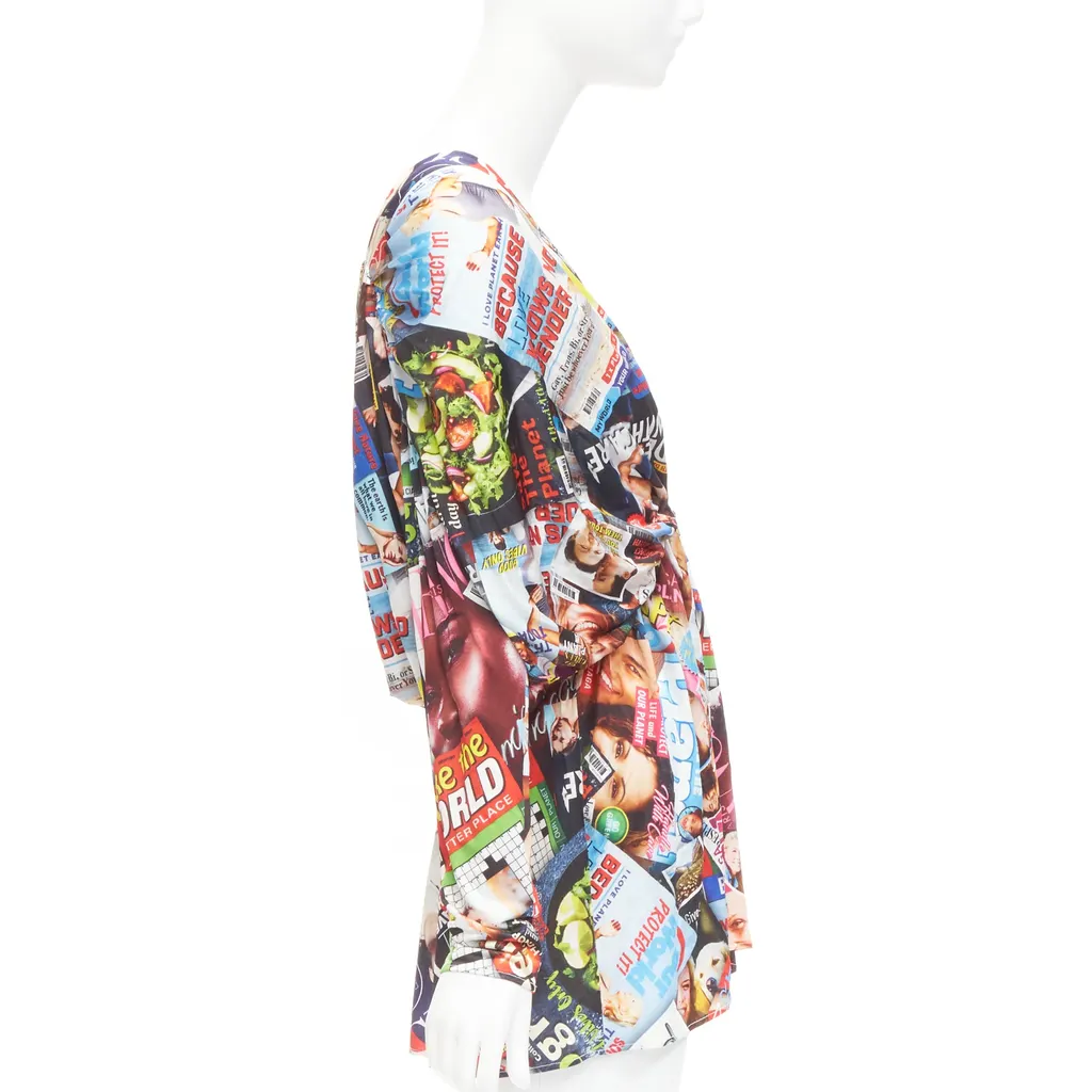 Balenciaga Cover Girl Dress MultiColor Viscose Never worn - Model View