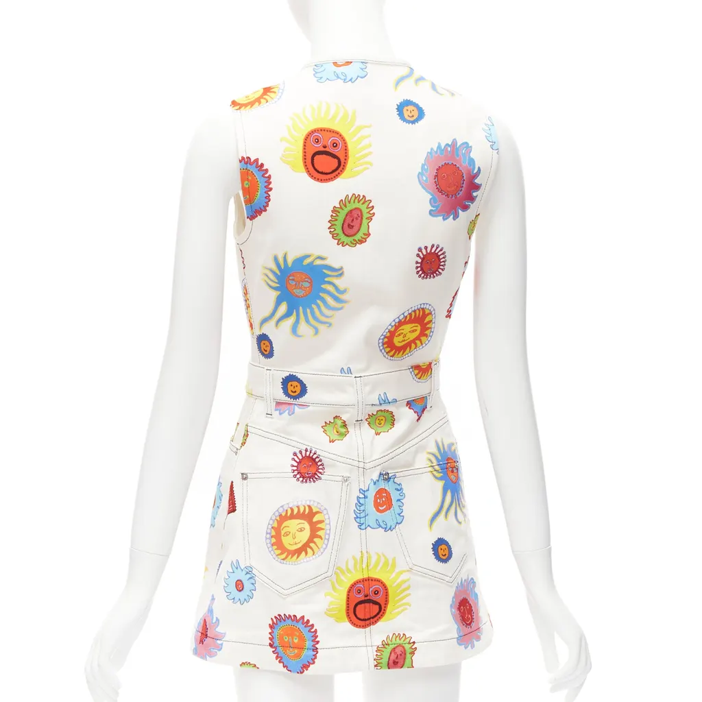 Louis Vuitton Kusama Zip Dress White Cotton Never worn - Box View