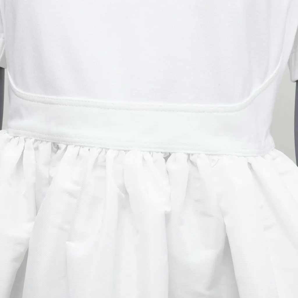 Alexander McQueen Cut Out Dress White Cotton Never worn - Back View