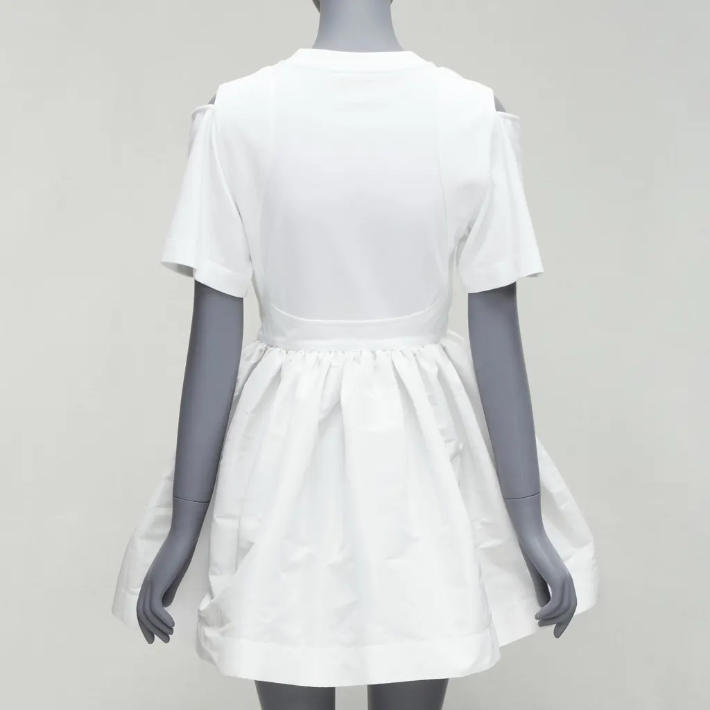 Alexander McQueen Cut Out Dress White Cotton Never worn - Box View
