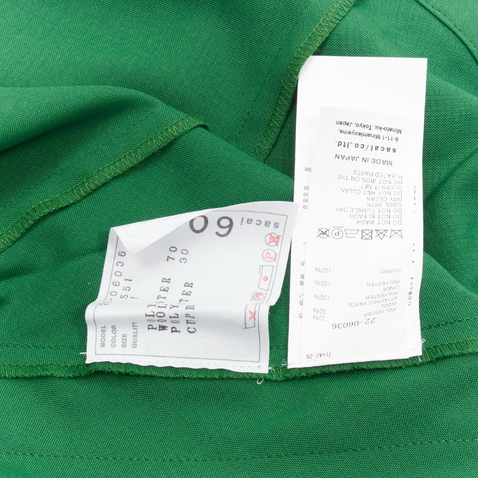 Sacai Satin Pleated Dress - Image 10