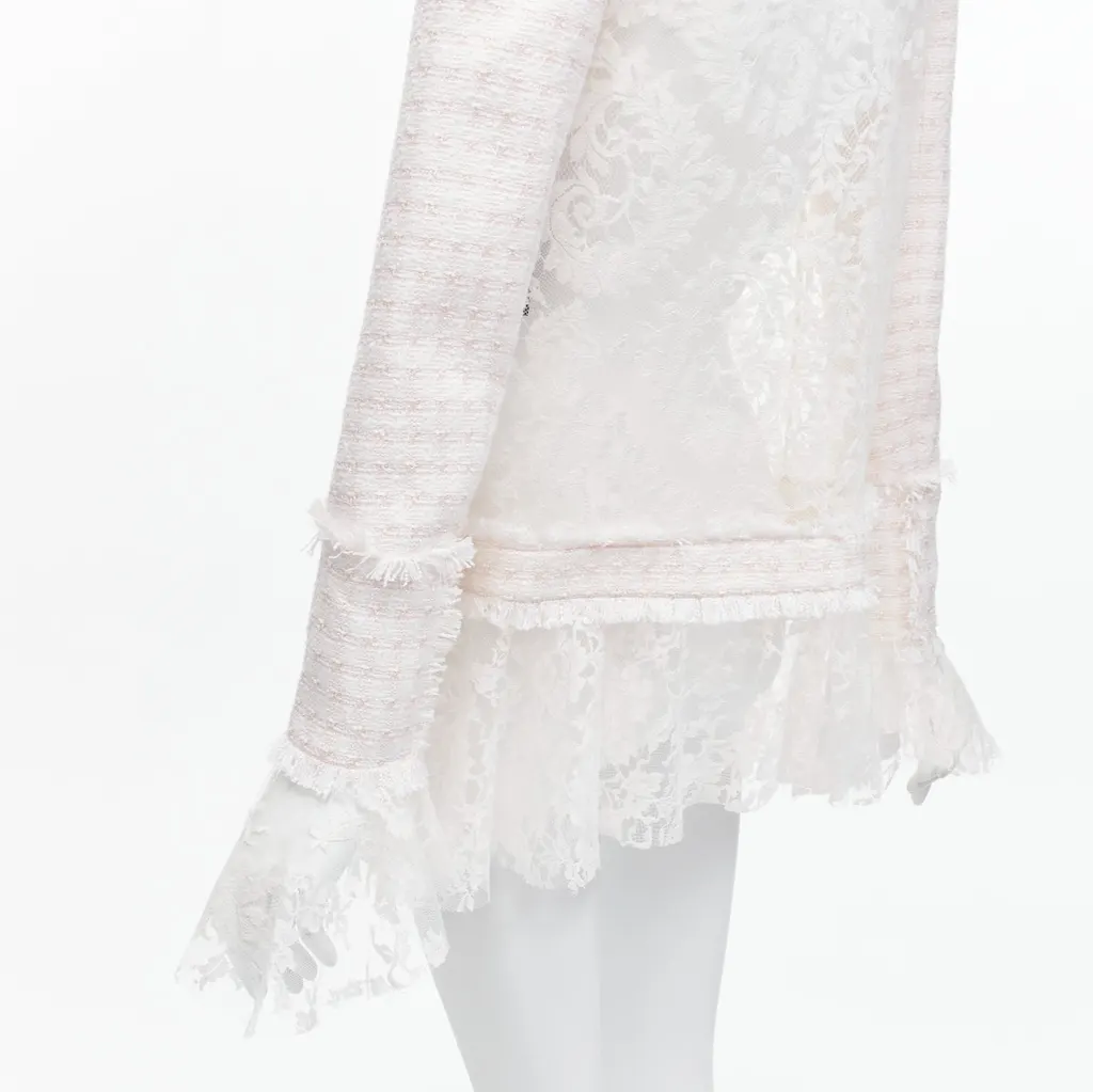 Balmain Spencer White Polyester Never worn - Back View
