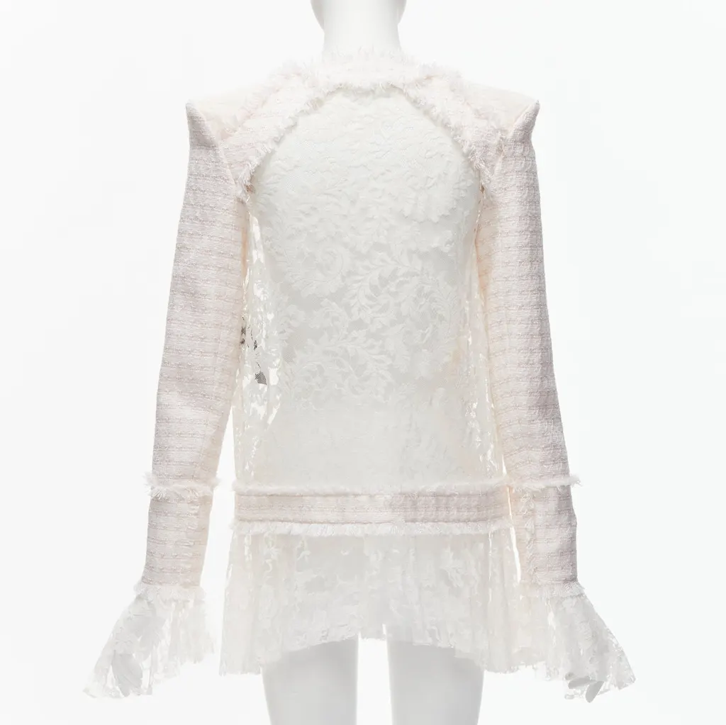 Balmain Spencer White Polyester Never worn - Box View
