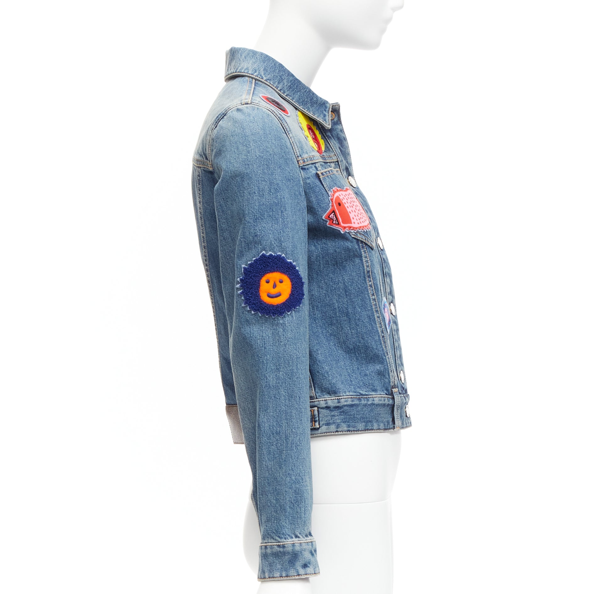 Louis Vuitton Patch Denim Jacket - Side view