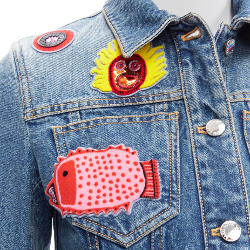 Louis Vuitton Patch Denim Jacket - Image 10