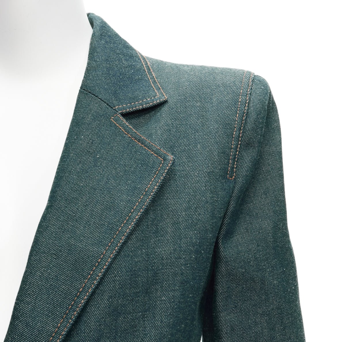 Saint Laurent Denim Shoulder Jumpsuit - Detail 2