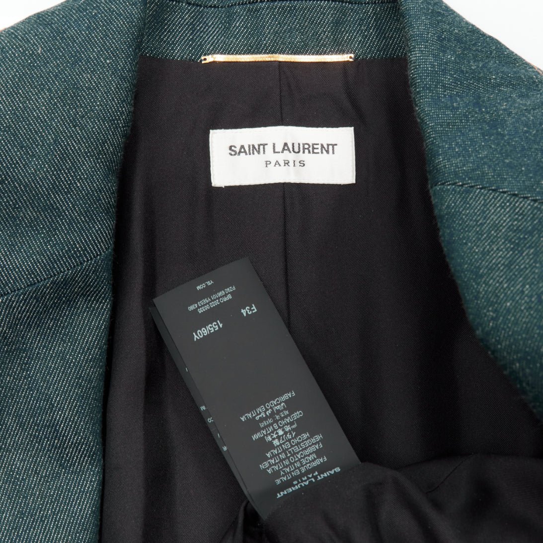 Saint Laurent Denim Shoulder Jumpsuit - Image 10