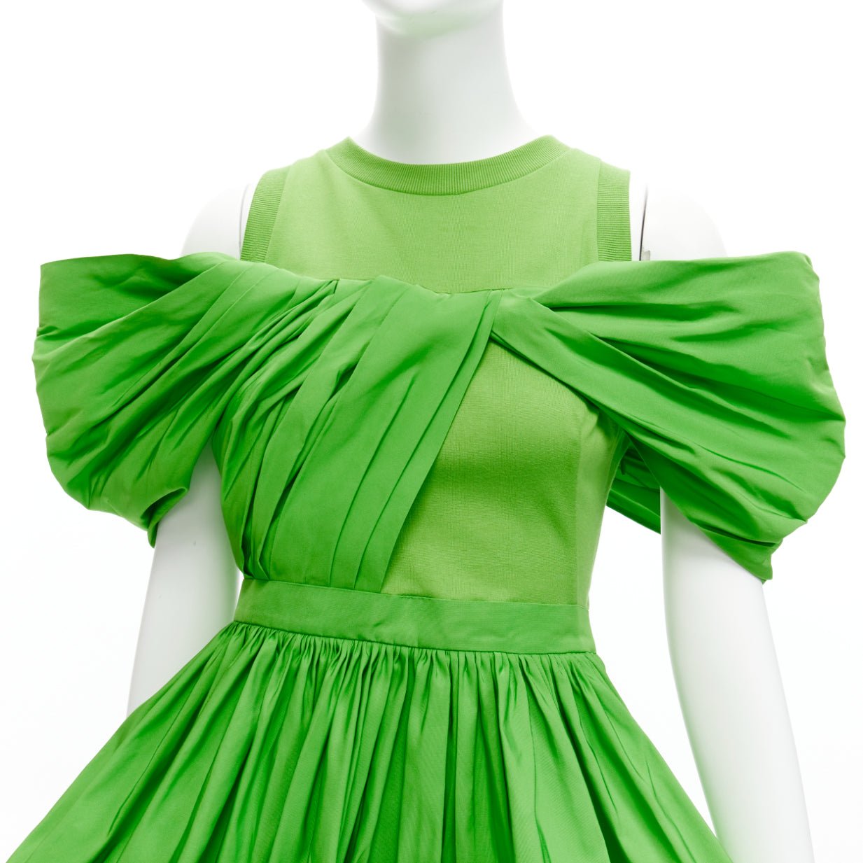 Alexander Mcqueen Pleated Peplum Top - Detail 2