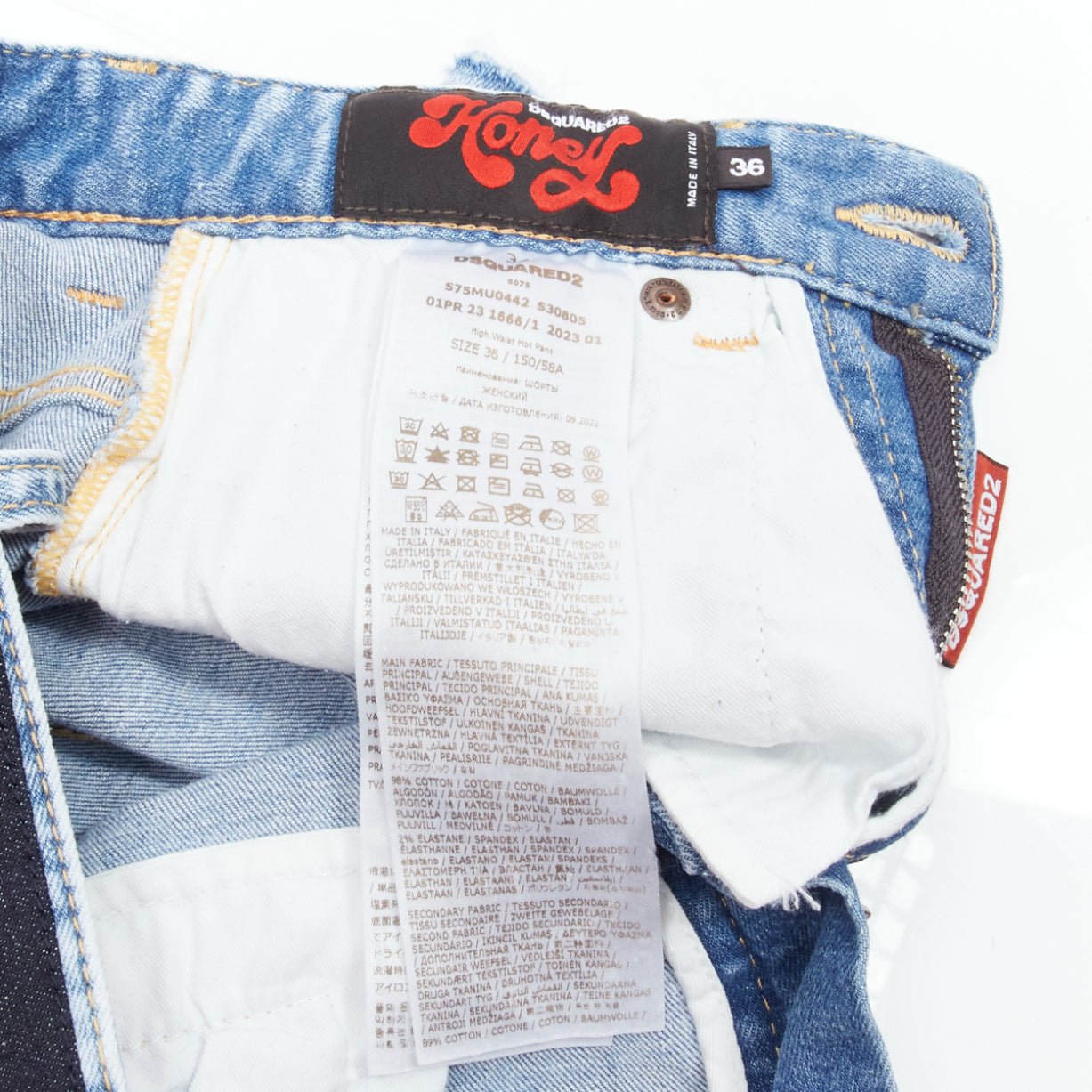 Dsquared2 Heart Denim Shorts - Image 10