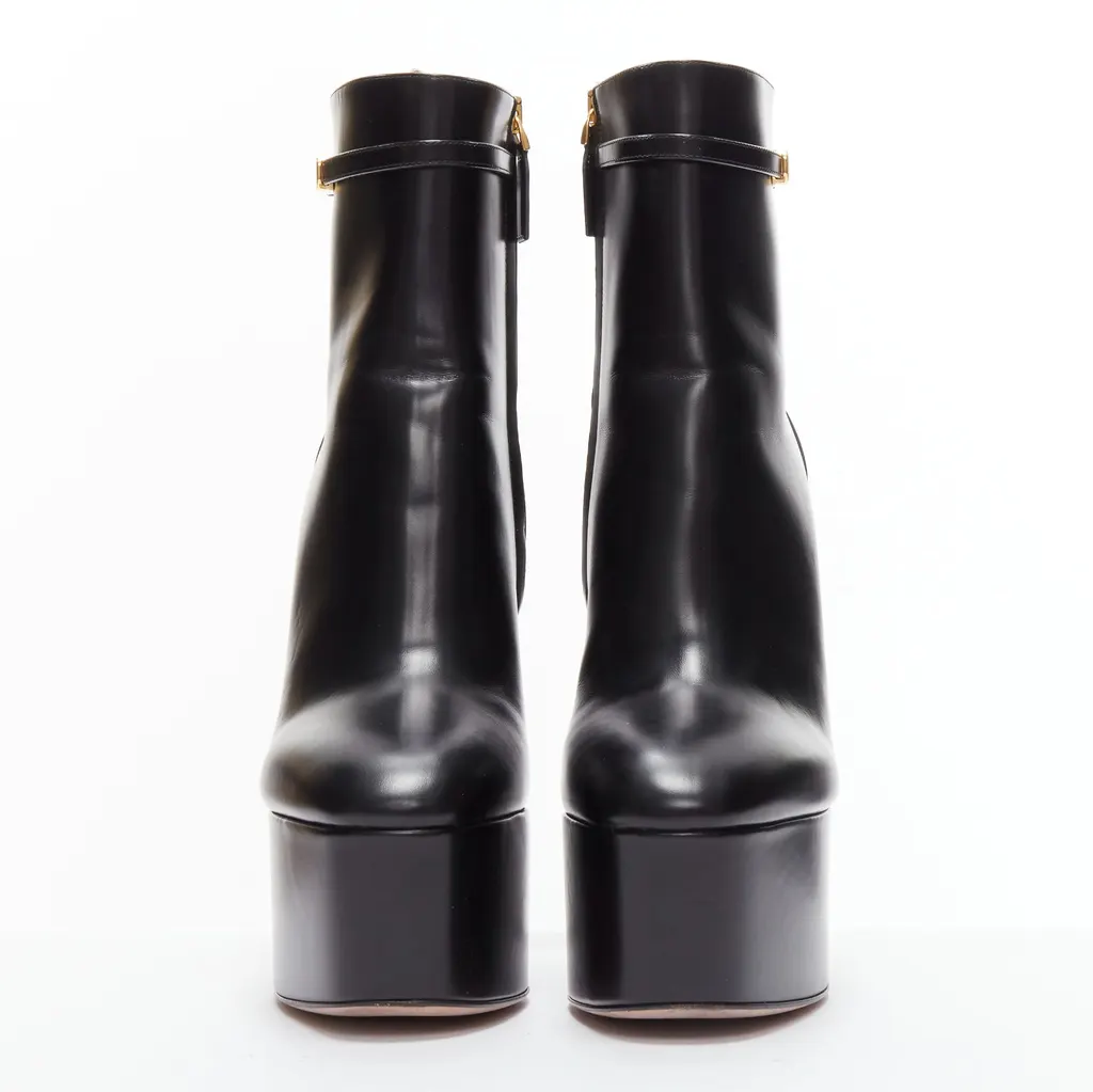 Valentino Tan-Go 155 Black Leather Very good - Inside View