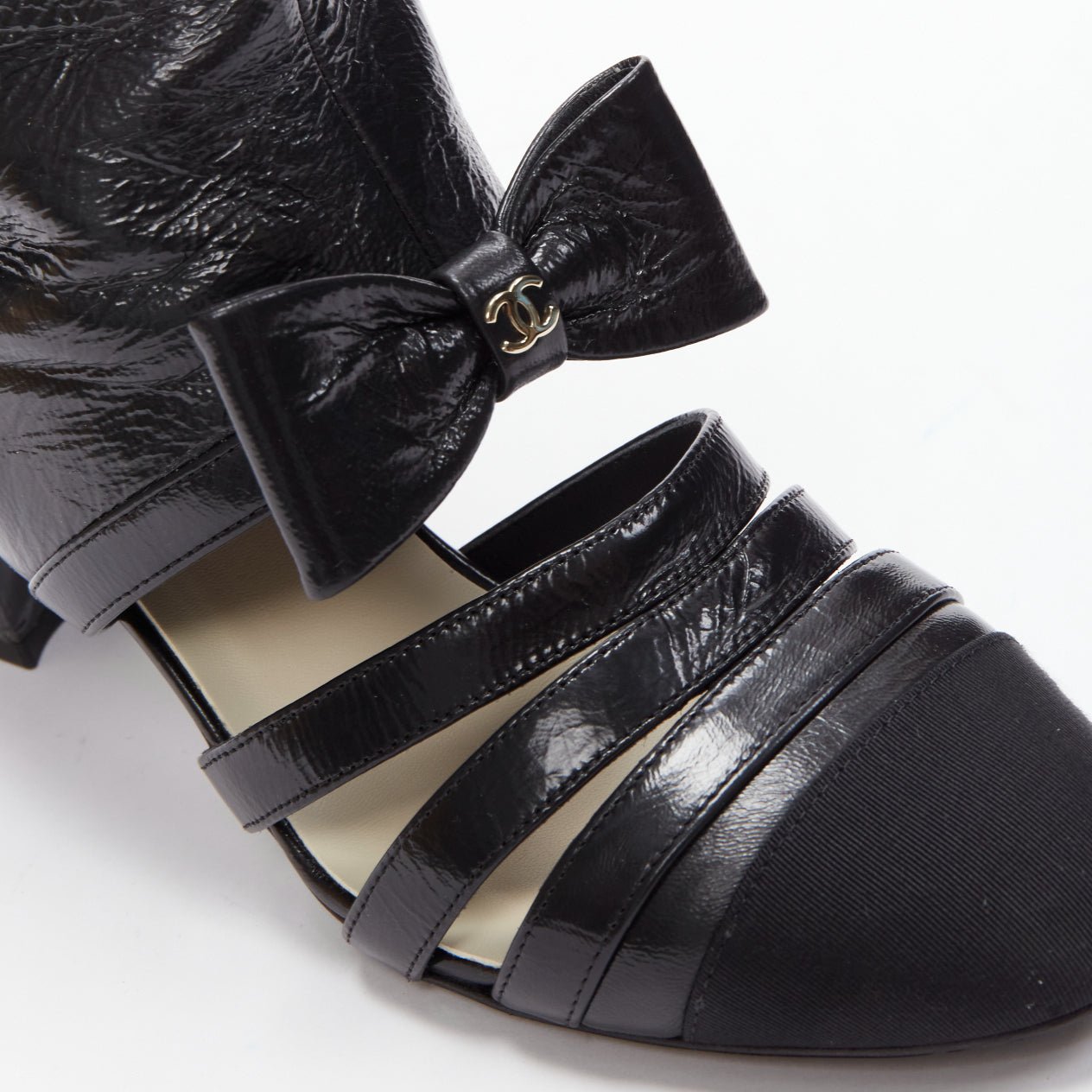 Chanel Graffiti Print Combat Boots - Detail 2