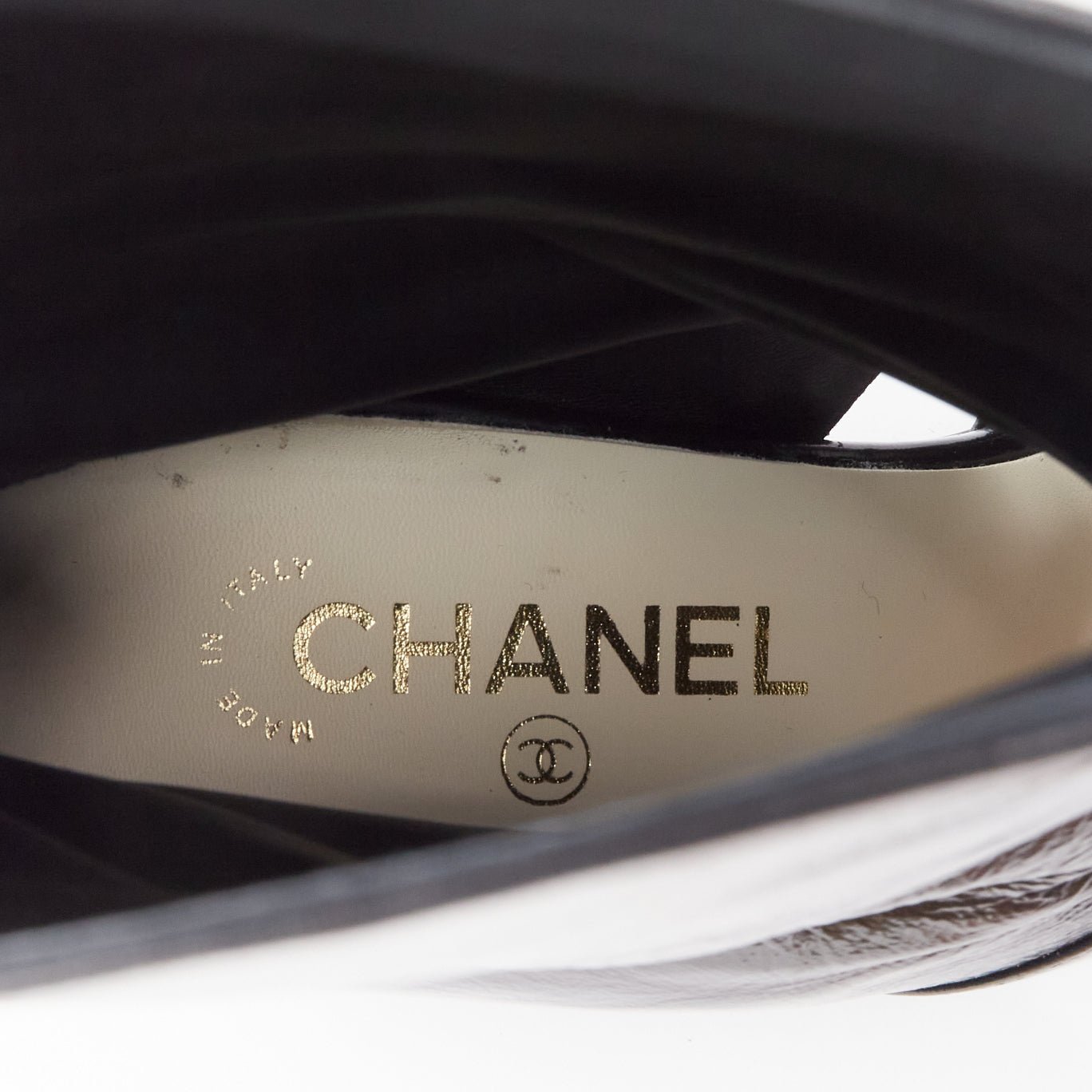 Chanel Graffiti Print Combat Boots - Image 11