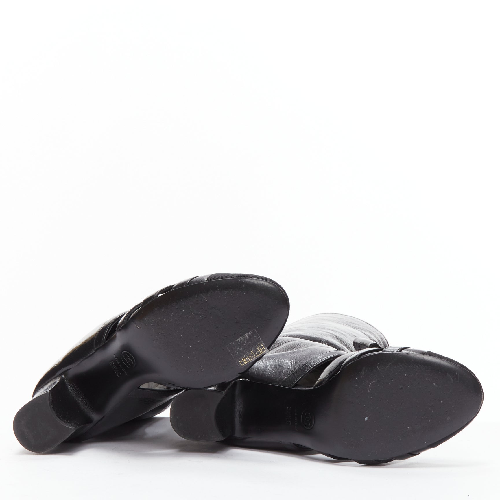 Chanel Graffiti Print Combat Boots - Image 13