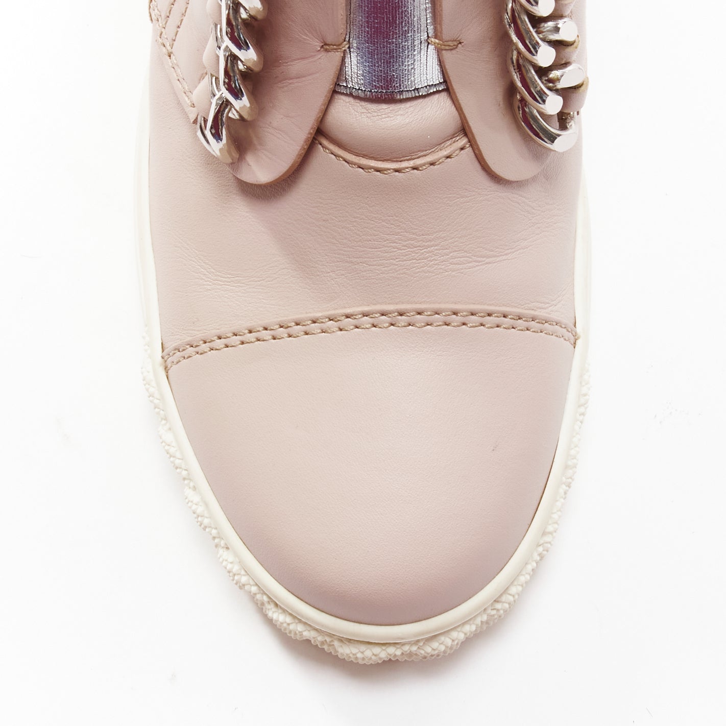 Casadei Chain Trim Wedge Sneakers - Detail 1