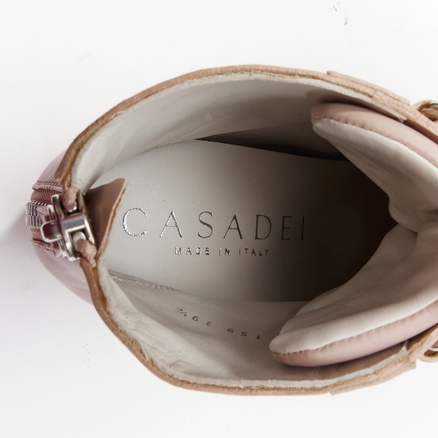 Casadei Chain Trim Wedge Sneakers - Image 11