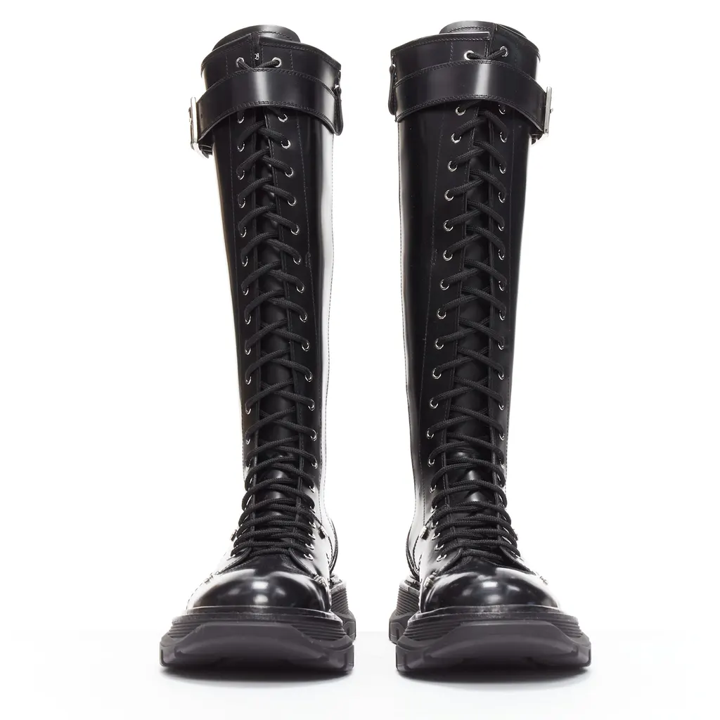 Alexander McQueen Tread Black Leather Very good - Inside View