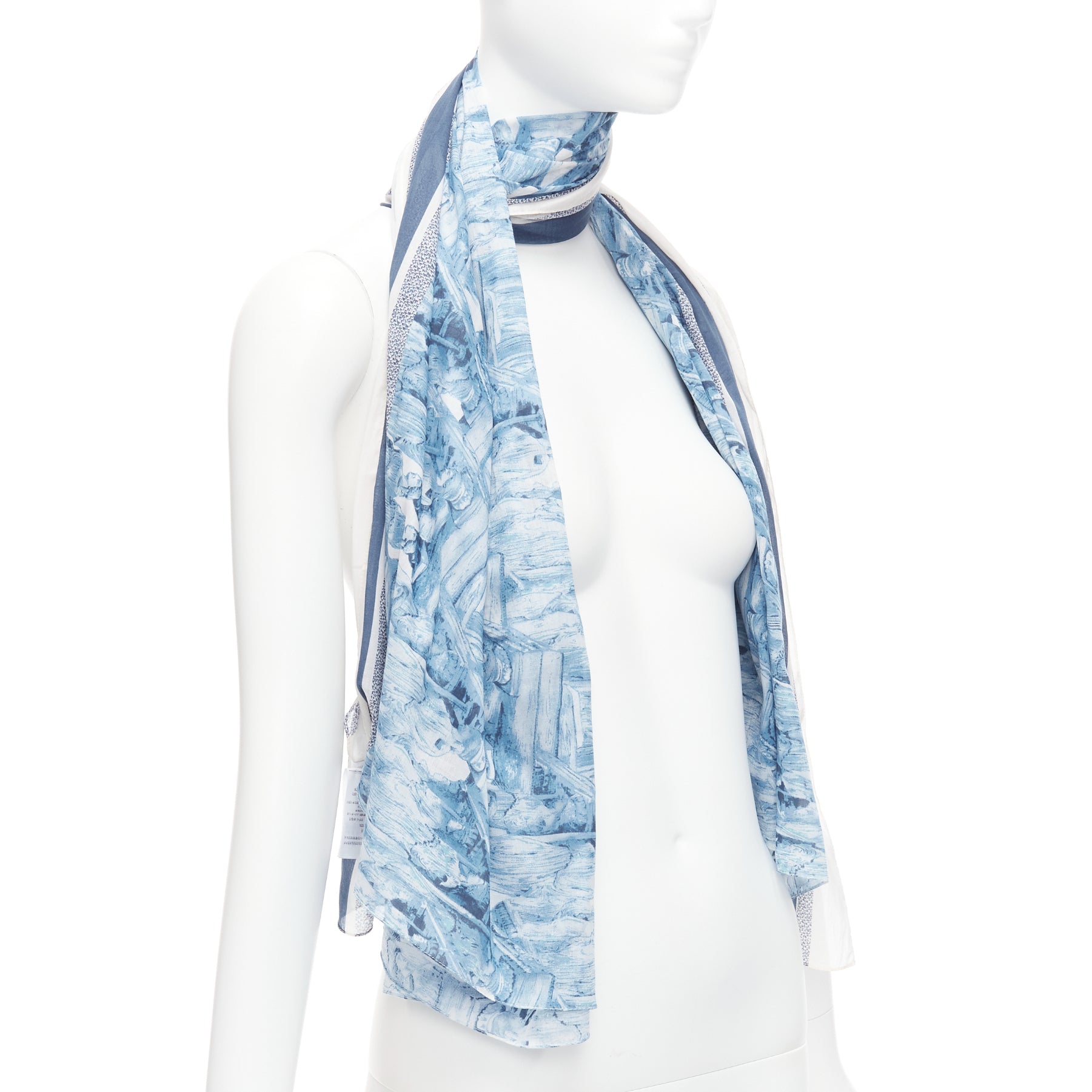 Dior Statues Print Scarf - Image 6