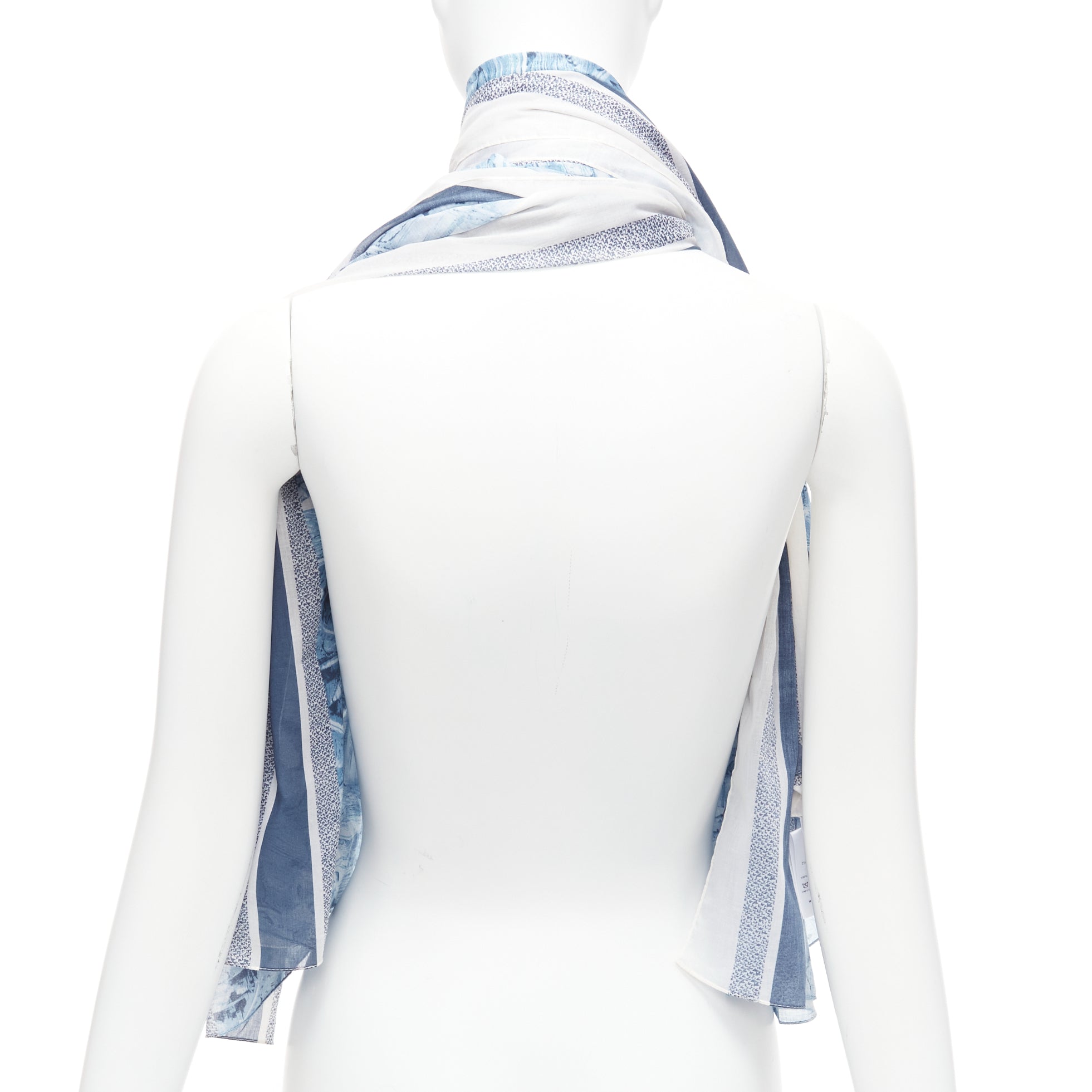 Dior Statues Print Scarf - Side view