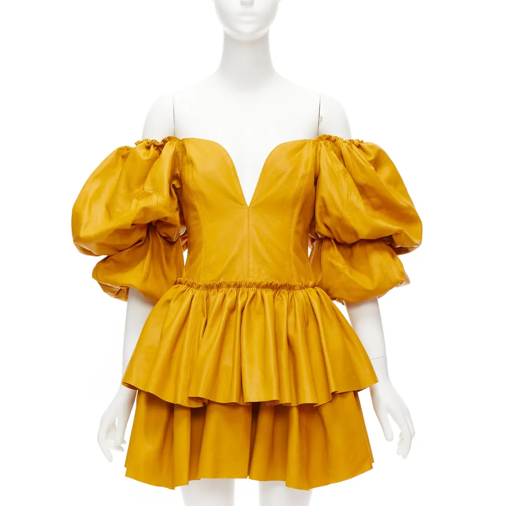 Aje Castellain Yellow Leather Very good - Front View