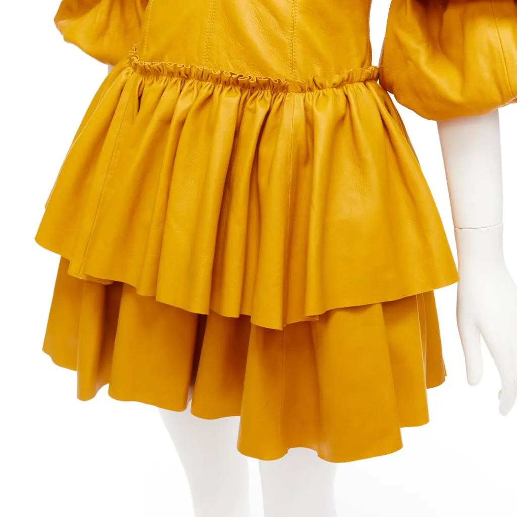 Aje Castellain Yellow Leather Very good - Back View