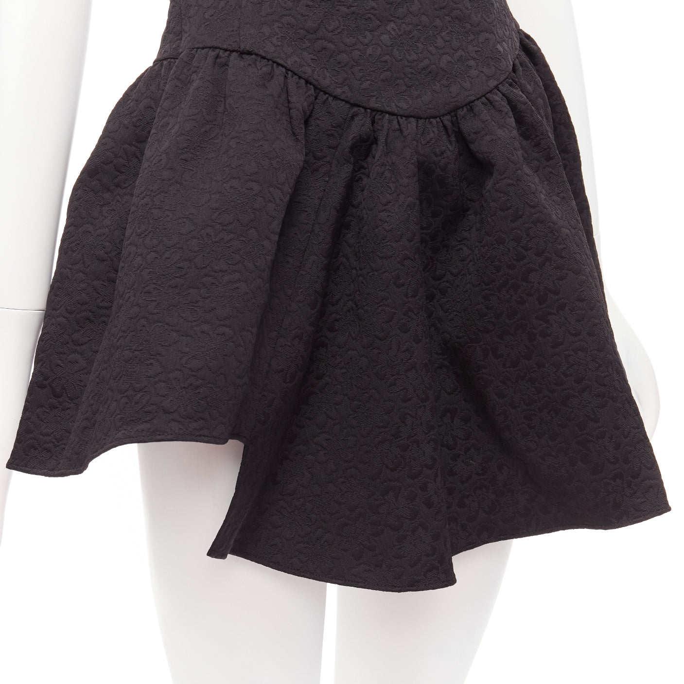 Shushu Tong Floral Cloque Dress - Back view