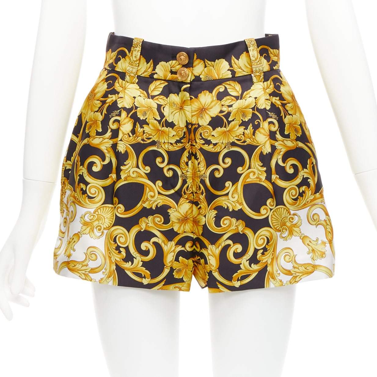 Versace Tribute Silk Shorts