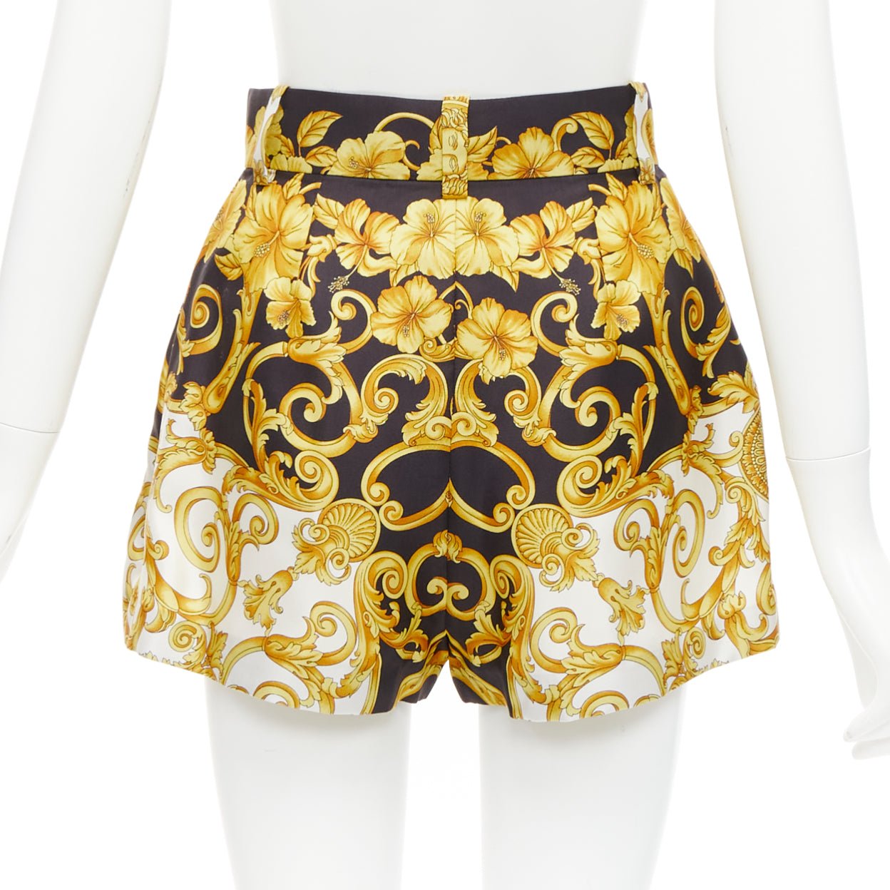 Versace Tribute Silk Shorts - 4