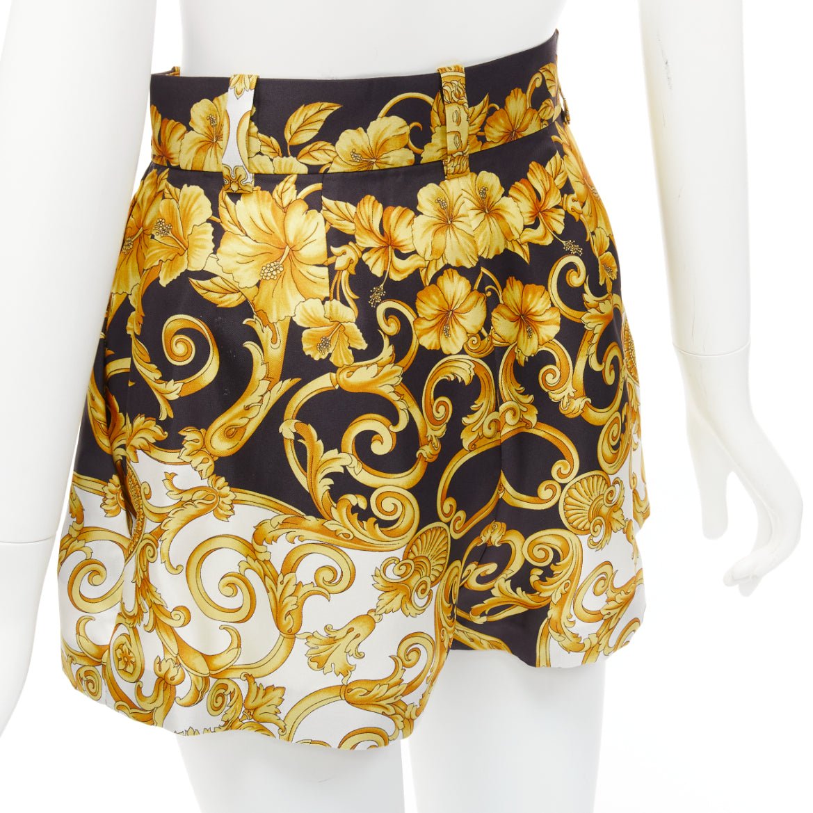 Versace Tribute Silk Shorts - Detail 1