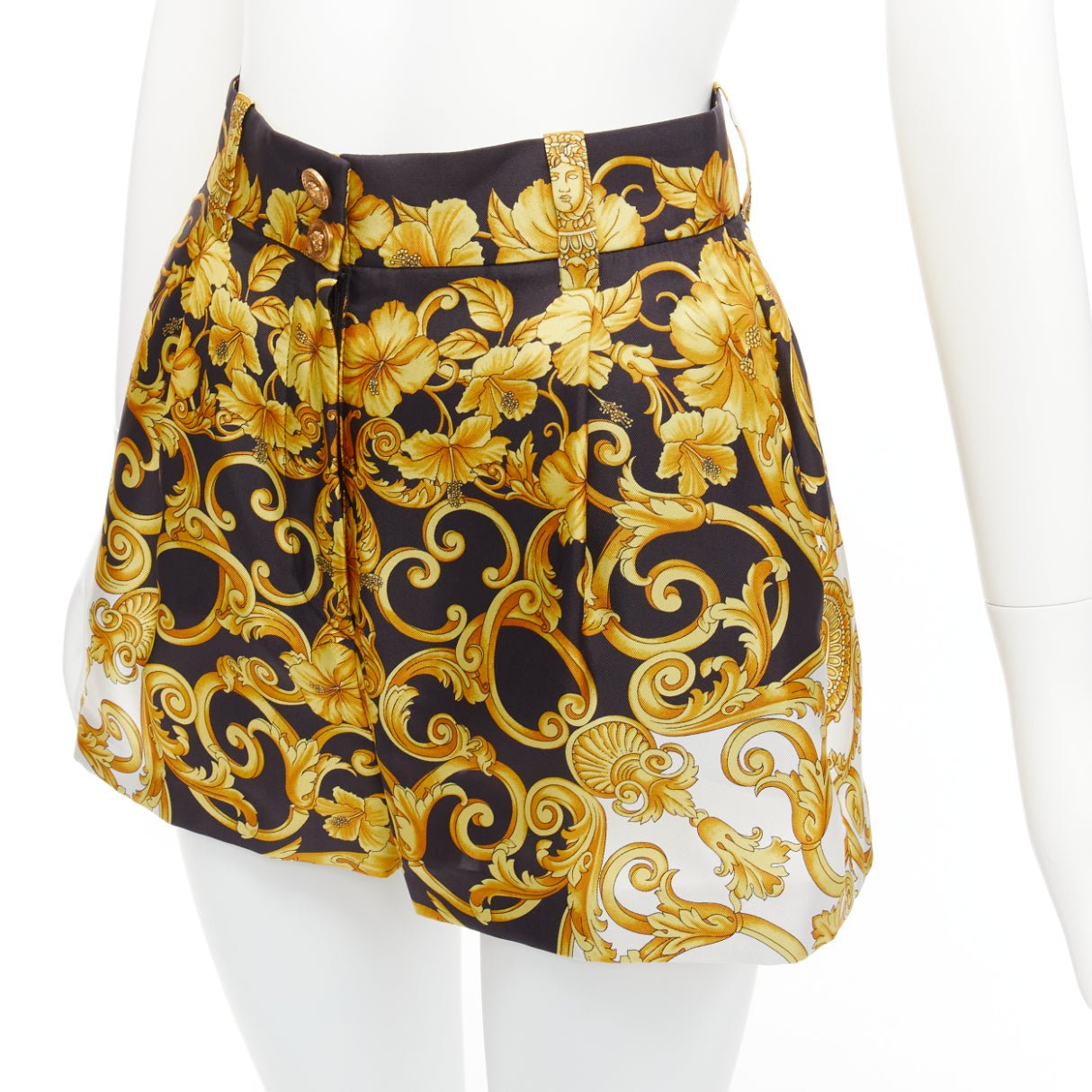 Versace Tribute Silk Shorts - Detail 2