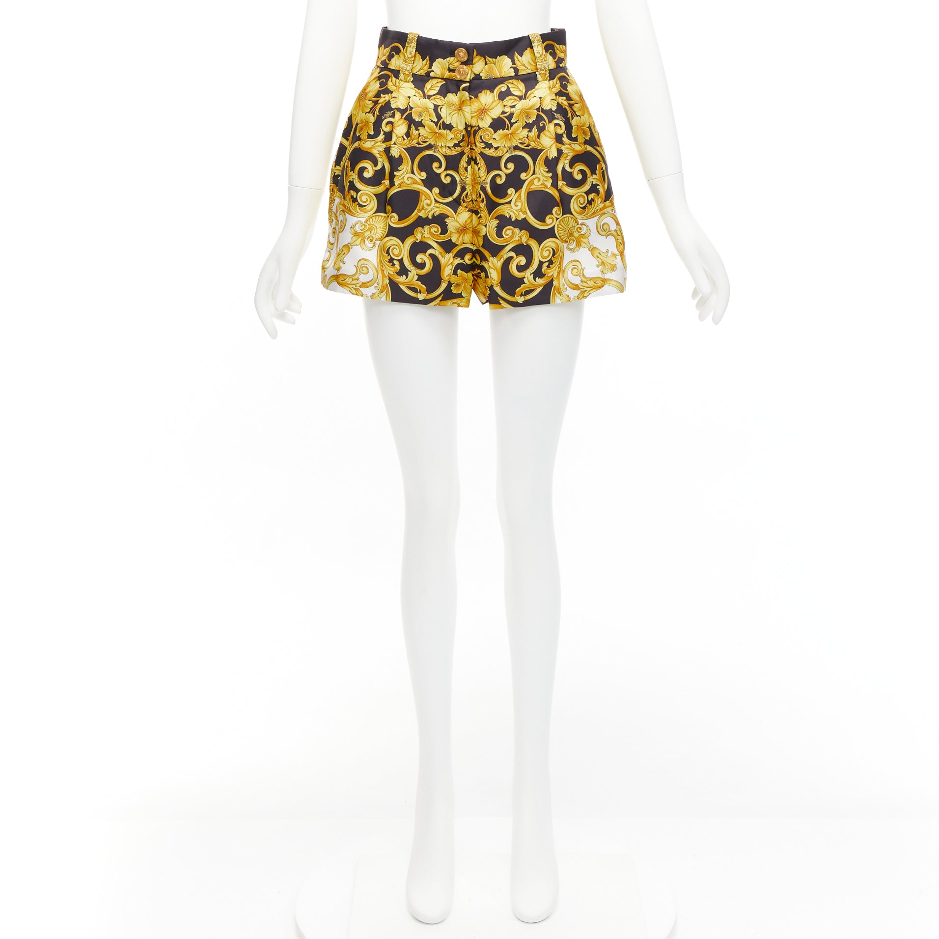 Versace Tribute Silk Shorts - Image 11