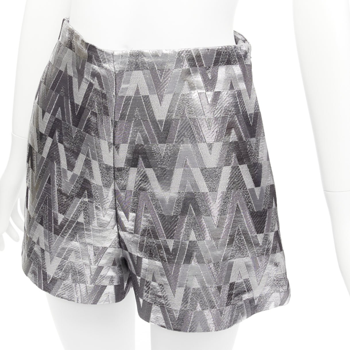 Valentino Garavani Optical Jacquard Shorts - Back view