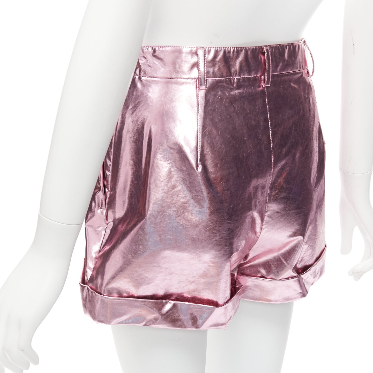 Philosophy Di Alberta Ferretti Pink Cuffed Shorts - Detail 2