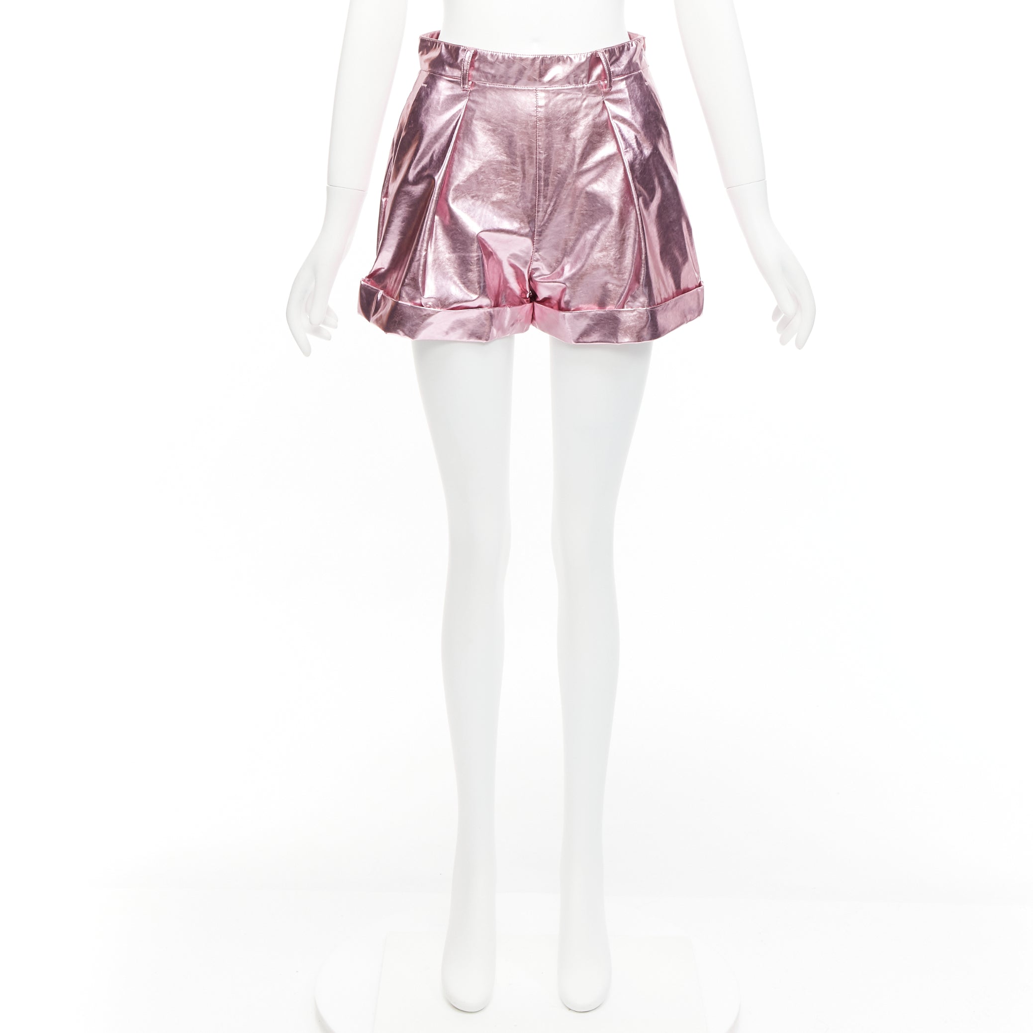 Philosophy Di Alberta Ferretti Pink Cuffed Shorts - Image 11