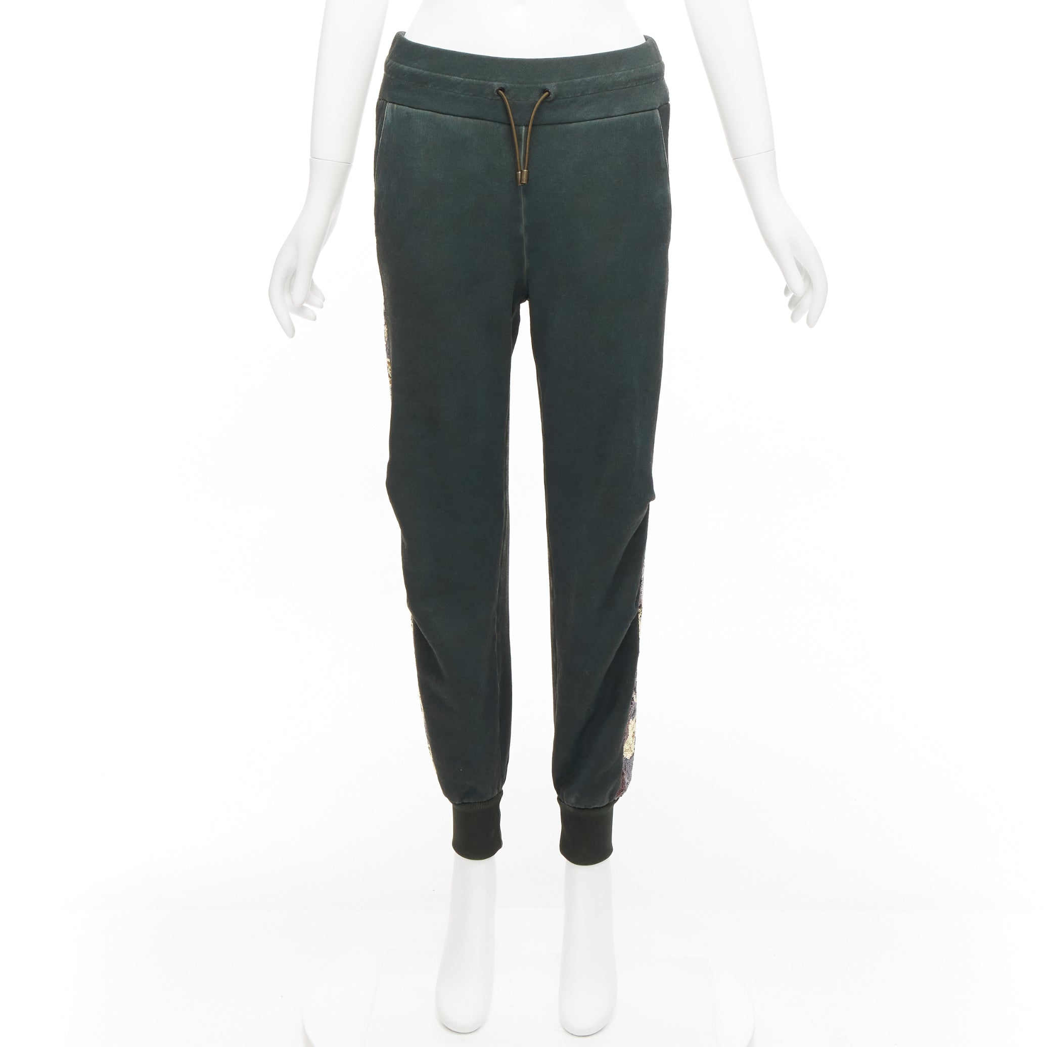 Mr & Mrs Italy Camo Sequin Joggers - Image 11