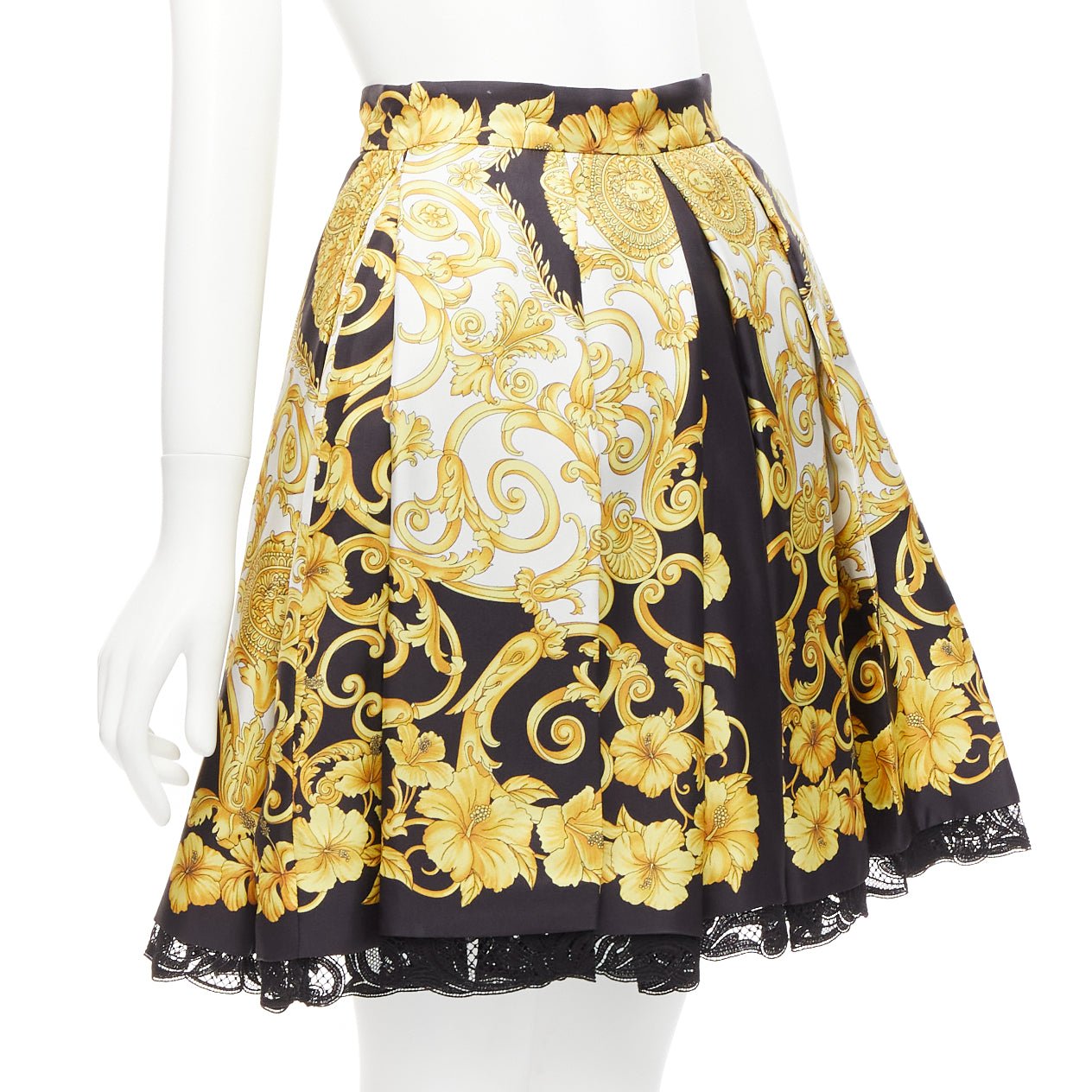 Versace Barocco Lace Skirt - Image 6