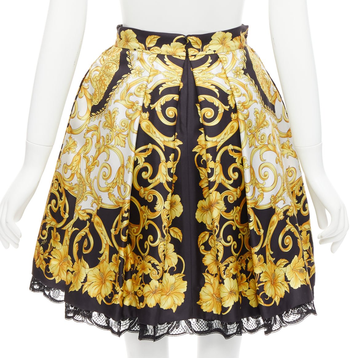 Versace Barocco Lace Skirt - Side view