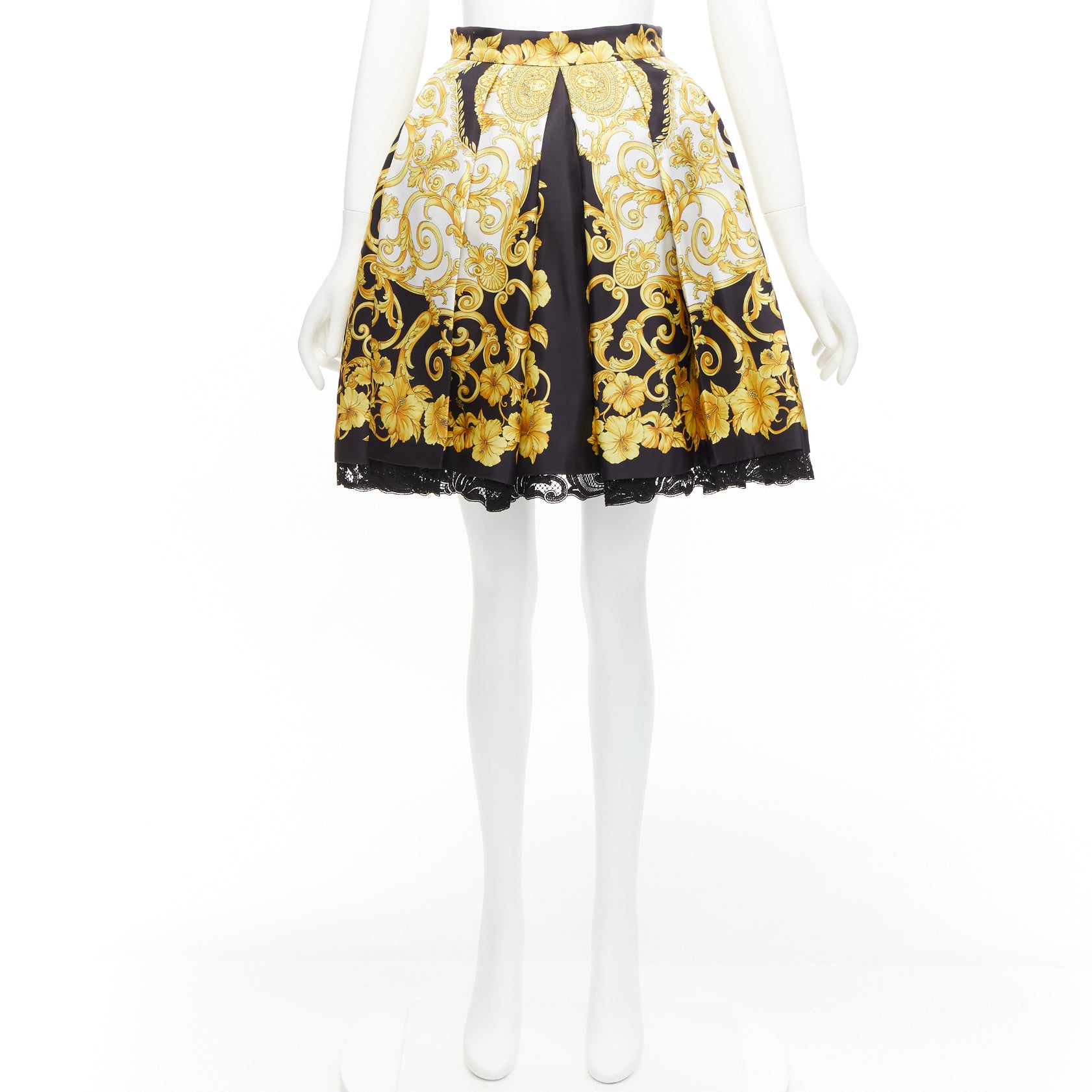 Versace Barocco Lace Skirt - Image 11