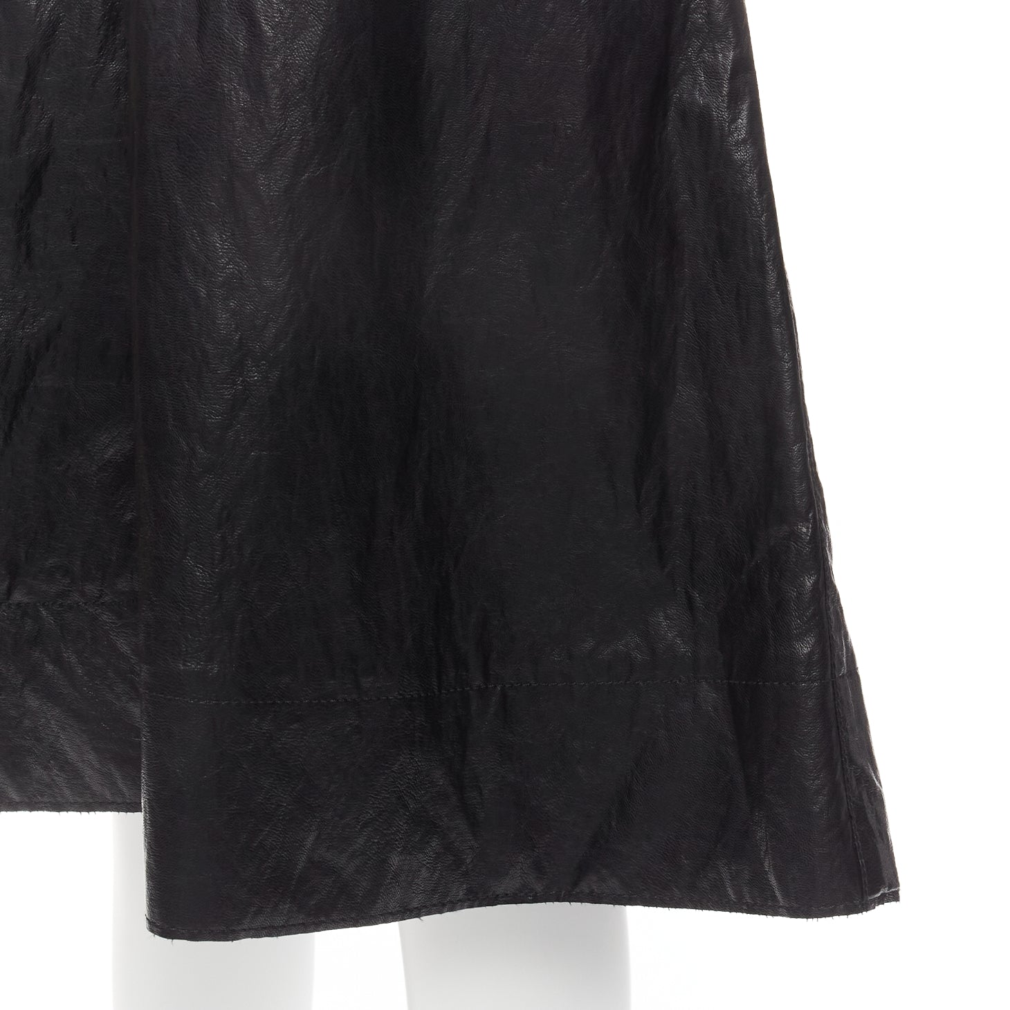 Philosophy Di Alberta Ferretti Crinkled Leather Skirt - Detail 2