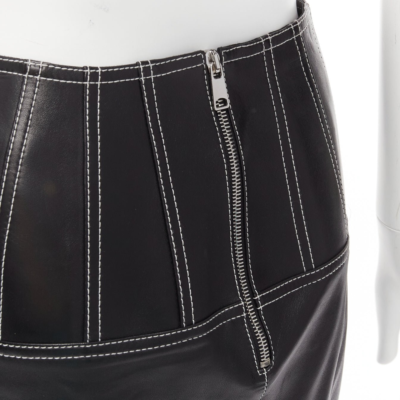 Alexander Mcqueen Biker Zip Skirt - Detail 2