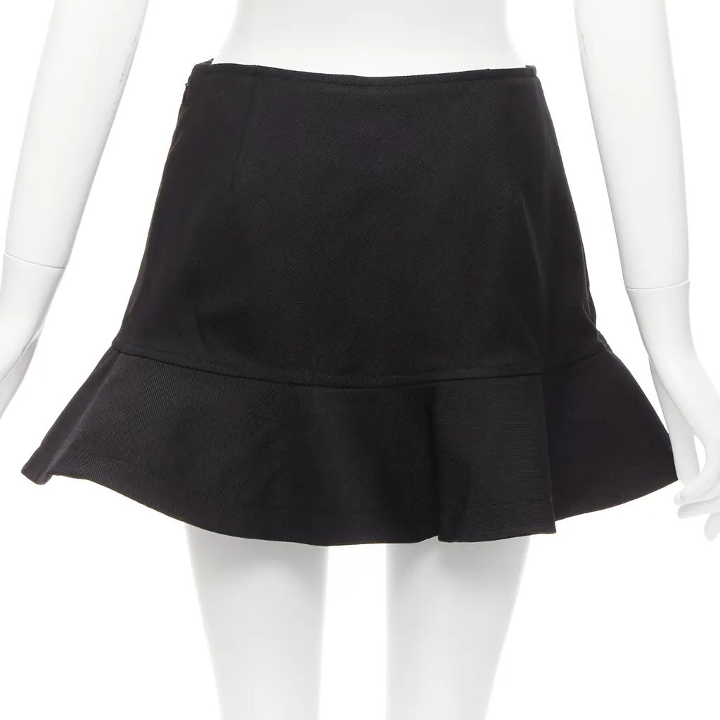 Valentino Bead Heart Shorts Black Wool Never worn - Box View