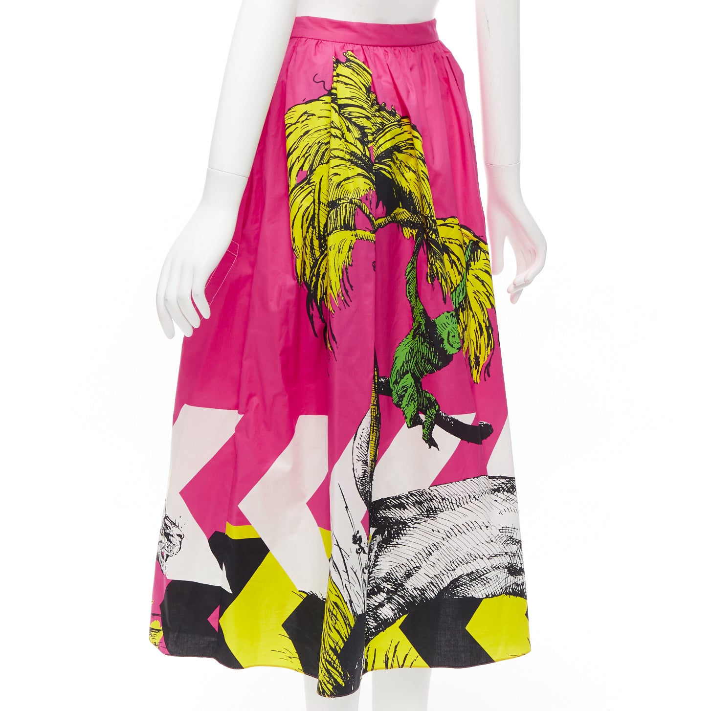 Christian Dior Tiger Graphic Skirt - Detail 1