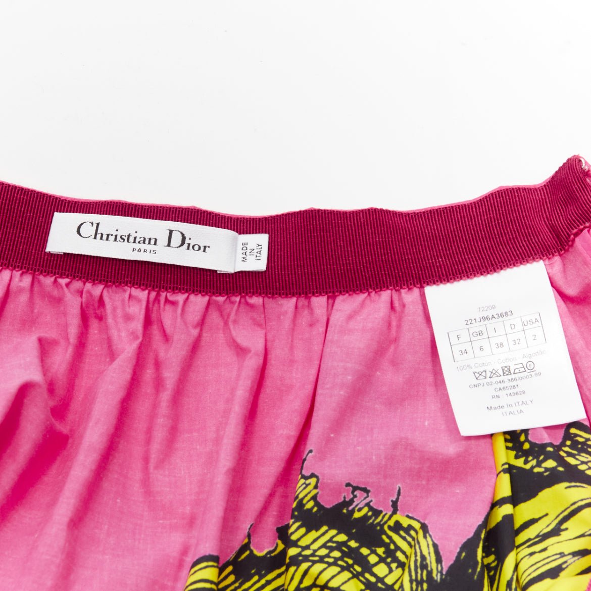 Christian Dior Tiger Graphic Skirt - Image 10