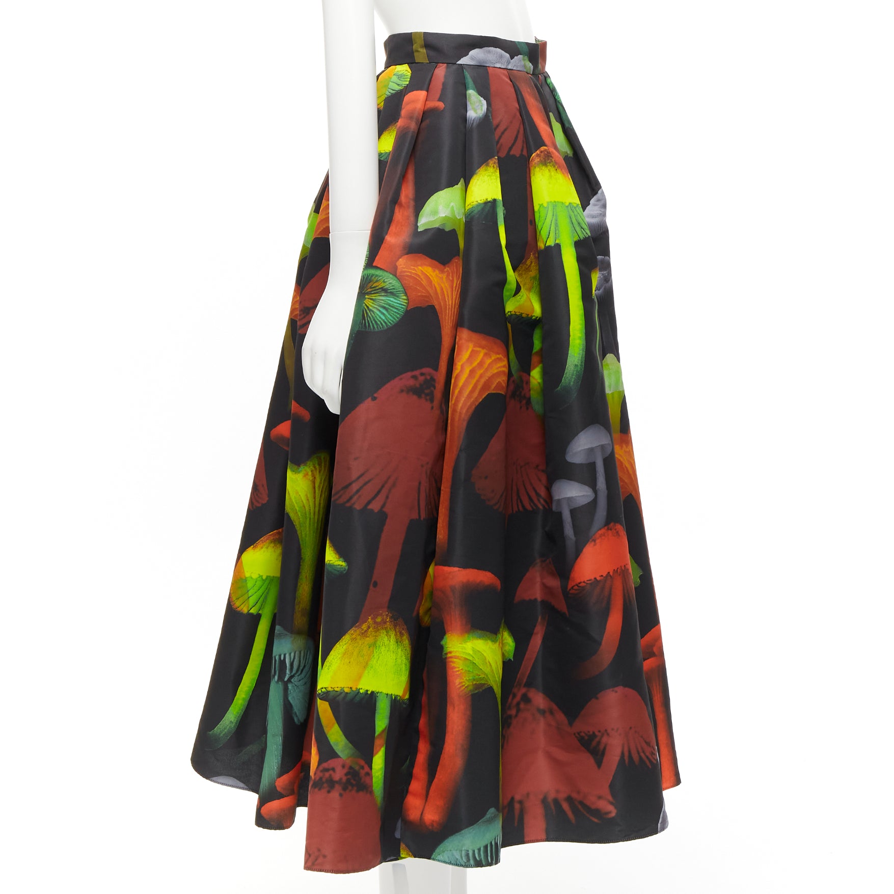 Alexander Mcqueen Mushroom Print Skirt - 4