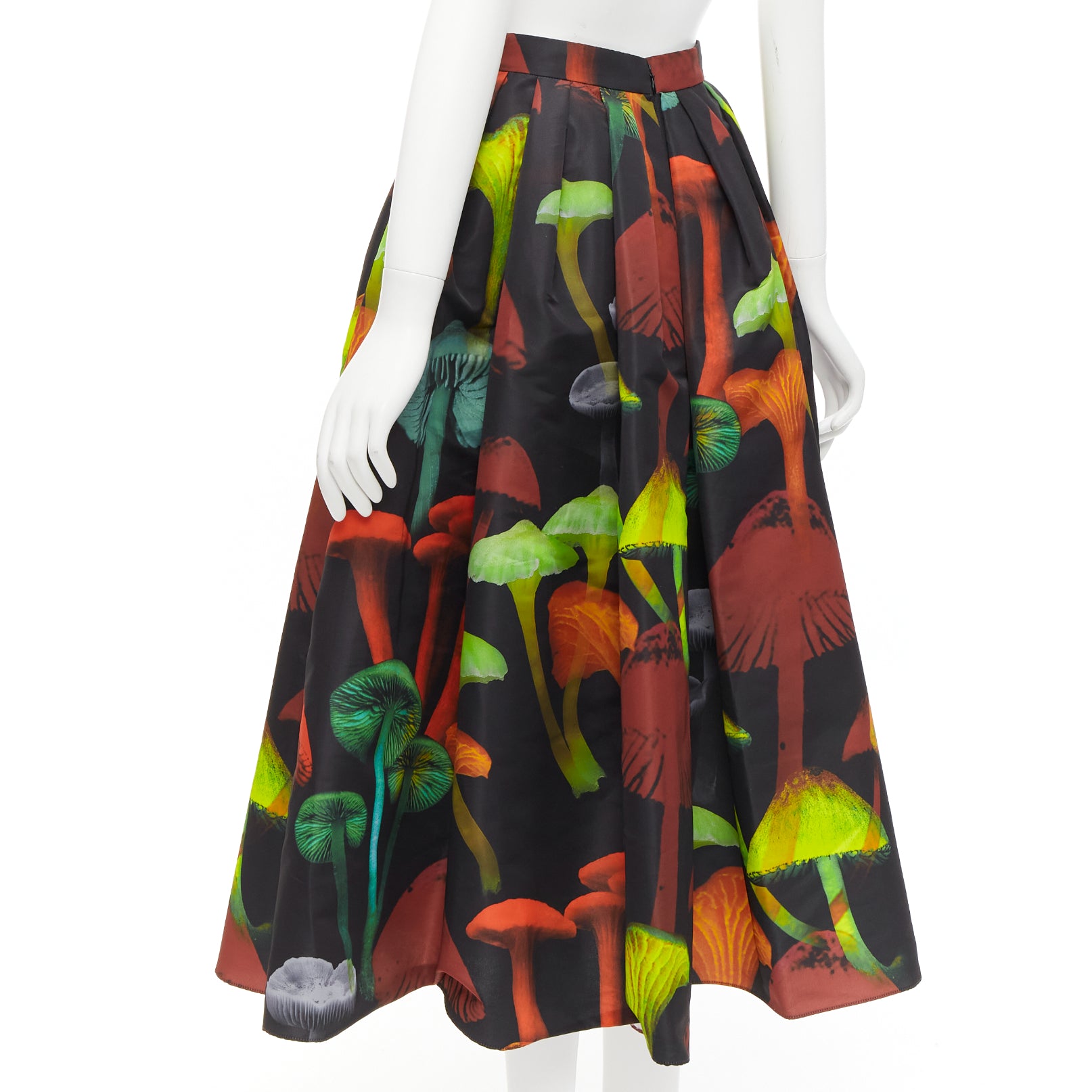 Alexander Mcqueen Mushroom Print Skirt - Detail 1