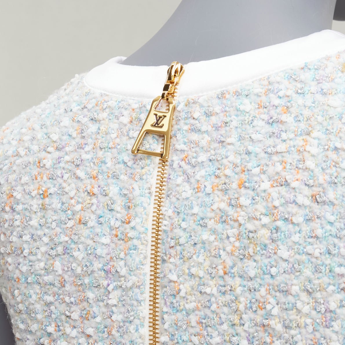 Louis Vuitton Boucle Tweed Top - Back view