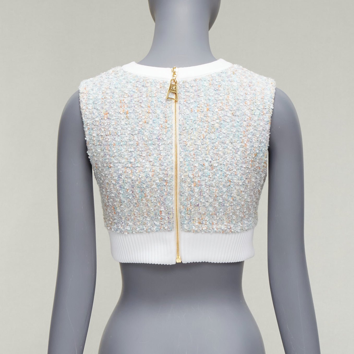 Louis Vuitton Boucle Tweed Top - Side view