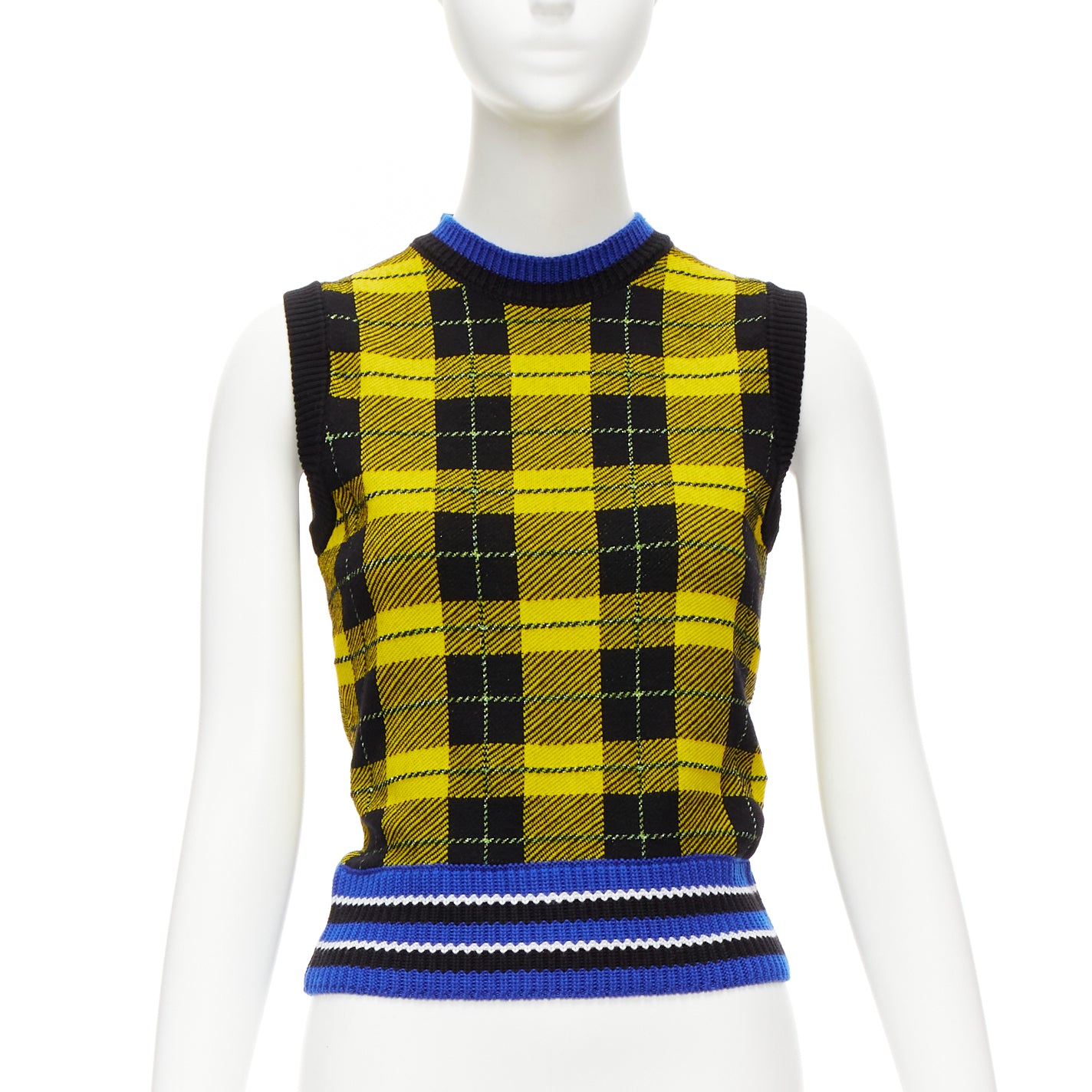 Versace Tartan Sweater Vest