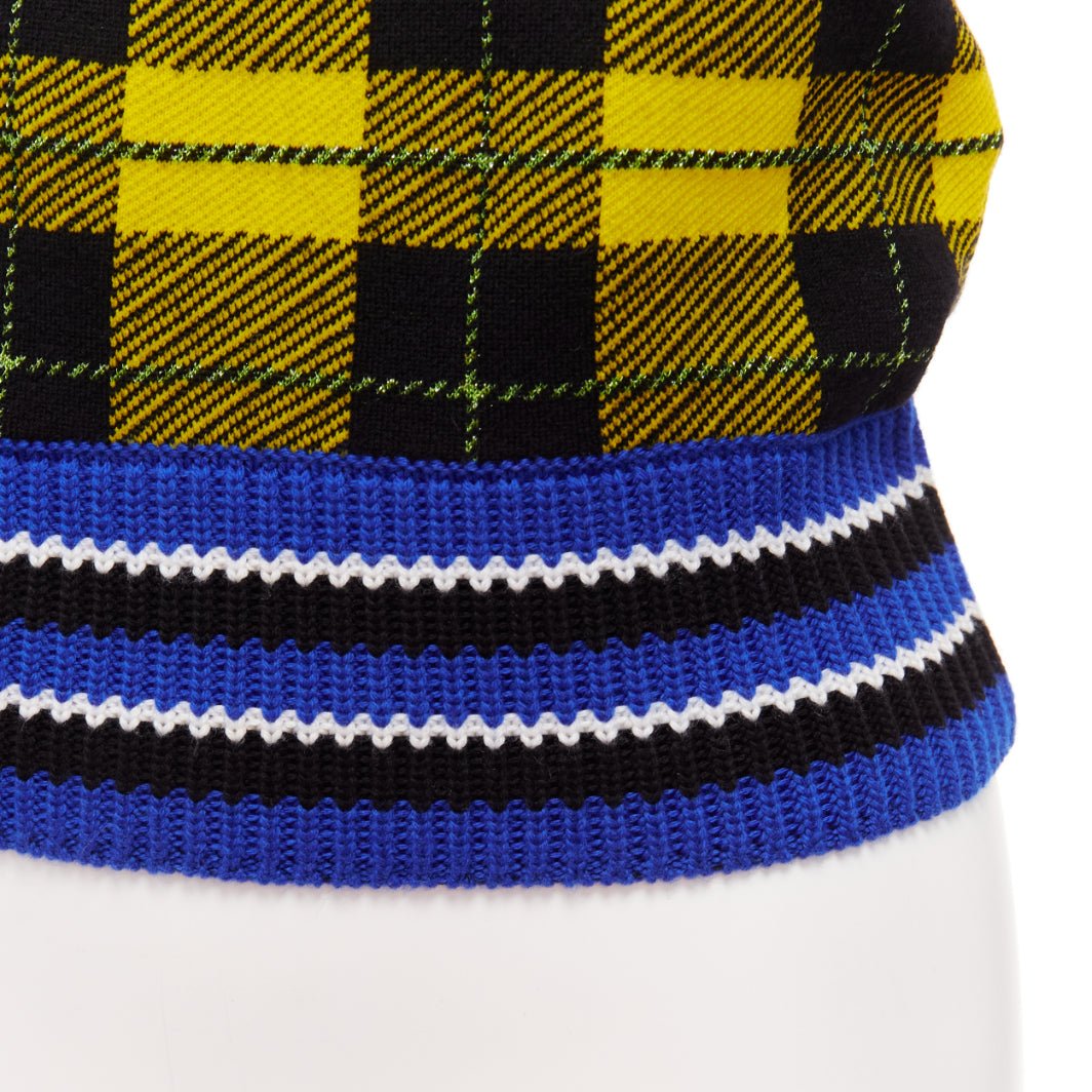 Versace Tartan Sweater Vest - Back view