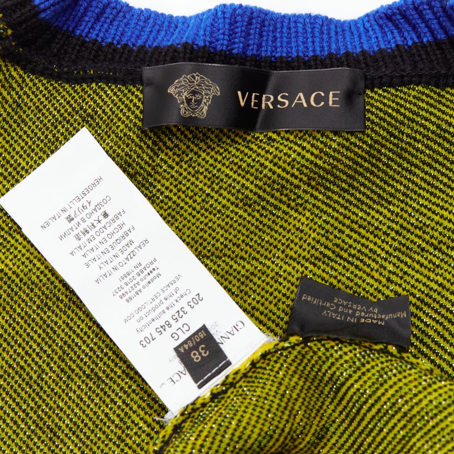 Versace Tartan Sweater Vest - Image 10