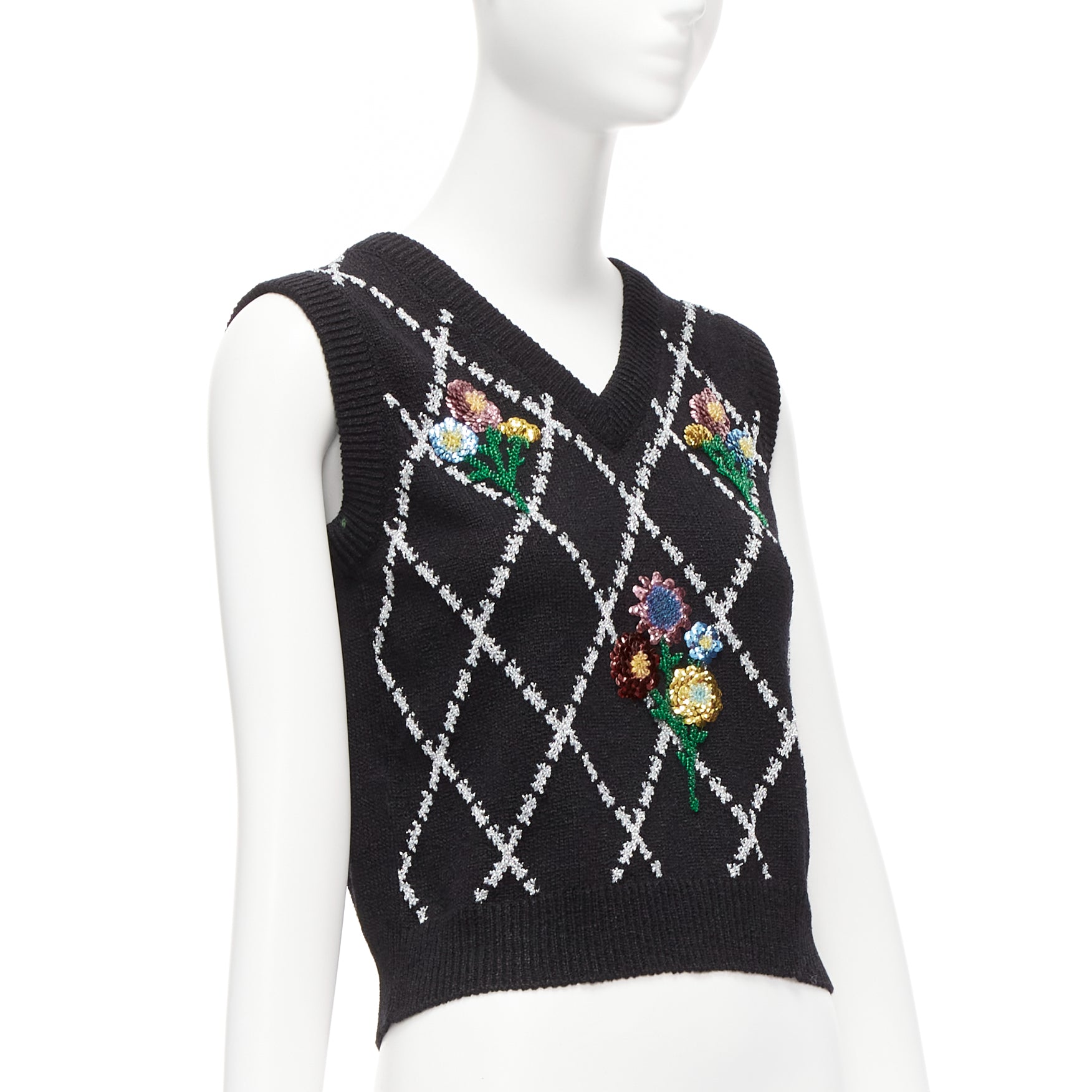 Gucci Argyle Sweater Vest - Image 6